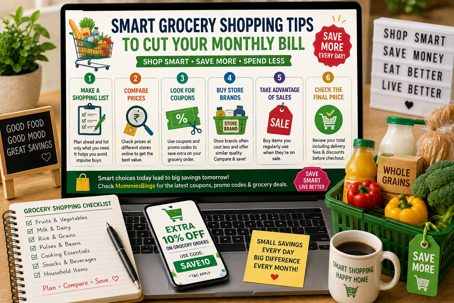 Smart Grocery Shopping Tips to Cut Your Monthly Bill