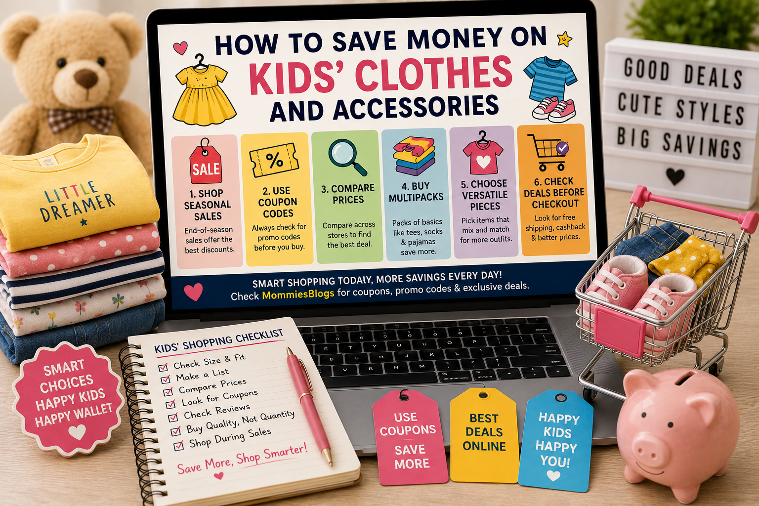 How to Save Money on Kids' Clothes and Accessories